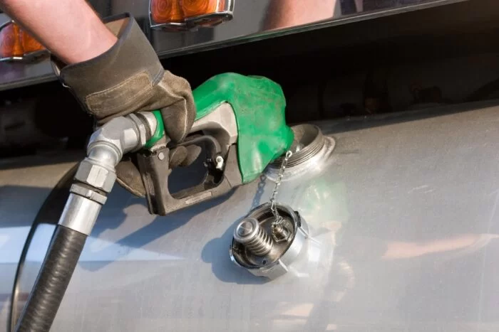 Abastecimento com Diesel Combustível
