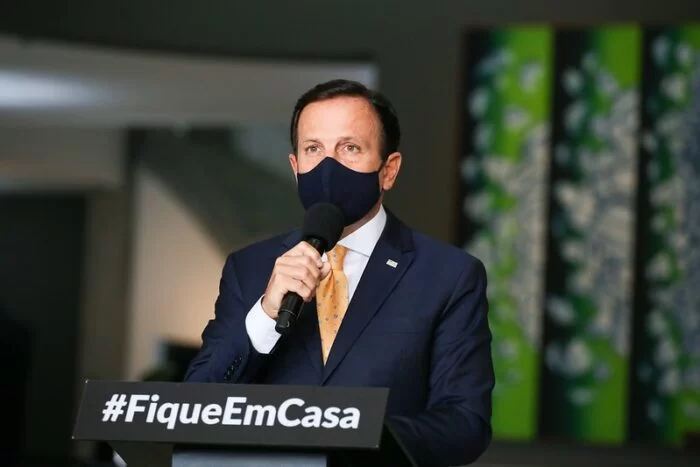 Governador Doria de Marcara Fase Vermelha