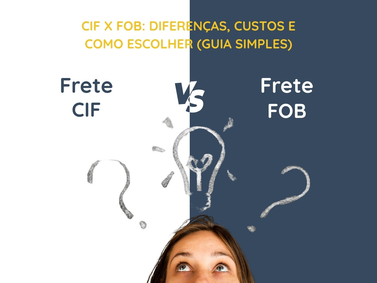 CIF x FOB: comparação de responsabilidades no frete