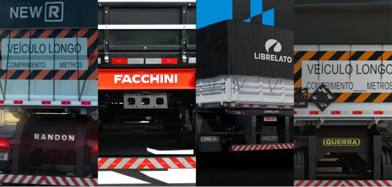 Imagem dos implementos fabricados pelas TOP 20 empresas