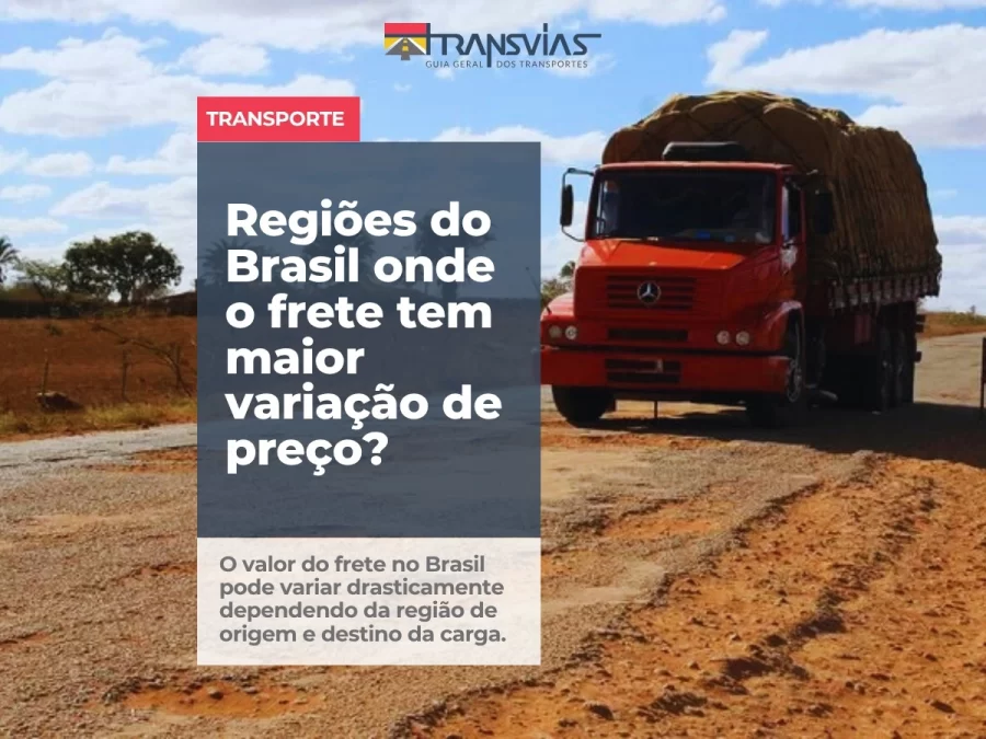 Caminhão na estrada ruim, no Brasil